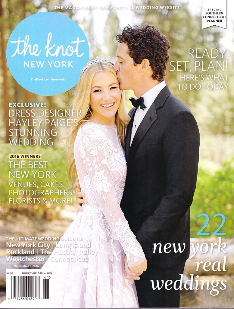 We Re Featured In The Knot Ny Spring 2016 Issue A Votre Service